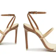 Nylla Casual Nappa Leather Sandal(5,Light Pearl)