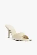 Posseni Leather Sandal(5,White)