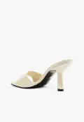 Posseni Leather Sandal(5,White)