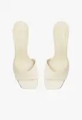 Posseni Leather Sandal(5,White)