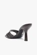 Posseni Leather Sandal(5,Dark Brown)