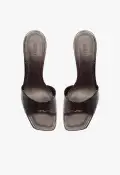 Posseni Leather Sandal(5,Dark Brown)