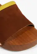 Shay Suede Sandal(5,Brown)