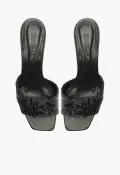 Kareena Knot Mule Sandal(5,Black)