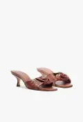 Kareena Knot Mule Sandal(5,Brown)