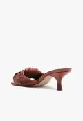 Kareena Knot Mule Sandal(5,Brown)