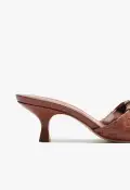 Kareena Knot Mule Sandal(5,Brown)
