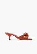 Kareena Knot Mule Sandal(5,Orange)