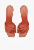 Kareena Knot Mule Sandal(5,Orange)