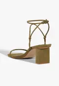 Pompeii Mid Suede Sandal(5,Green)