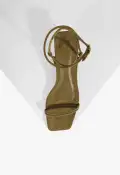 Pompeii Mid Suede Sandal(5,Green)