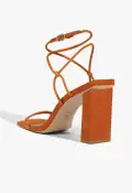 Pompeii Suede Sandal(5,Brown)