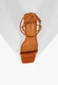 Pompeii Suede Sandal(5,Brown)