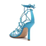 Heyde Nappa Leather Sandal(5,True Blue)