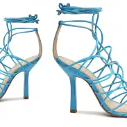 Heyde Nappa Leather Sandal(5,True Blue)