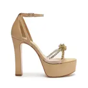 Jayda Platform Nubuck Sandal