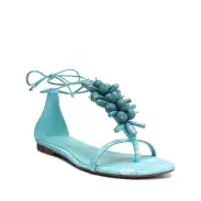 Sasha Fabric Sandal(5,River Aqua)
