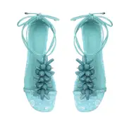 Sasha Fabric Sandal(5,River Aqua)
