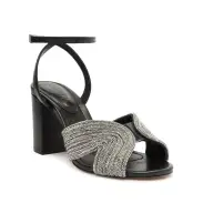 Hattie Block Sandal(5,Black)