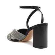 Hattie Block Sandal(5,Black)