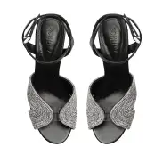 Hattie Block Sandal(5,Black)