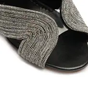 Hattie Block Sandal(5,Black)