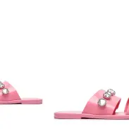 Lizzie Crystal PVC Sandal(6,Club Rose)