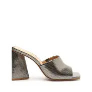 Lizah Metallic Leather Sandal