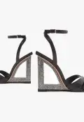 Phillie Leather Sandal(5,Black)