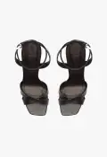 Phillie Leather Sandal(5,Black)
