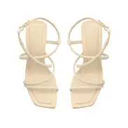 Lovi Nappa Leather Sandal(5,Eggshell)