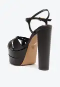 Keefa High Leather Sandal(5,Brown)