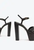 Keefa High Leather Sandal(5,Brown)