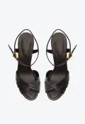 Keefa High Leather Sandal(5,Brown)