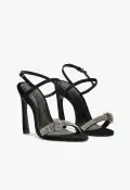 Pearl Curve Sandal(5,Black)