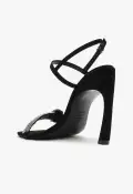 Pearl Curve Sandal(5,Black)