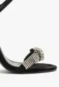 Pearl Curve Sandal(5,Black)