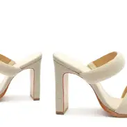 Mully Fabric Sandal(5,Cru Ivory)