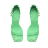 Mazda Nappa Leather Sandal(5,Gianni Green)