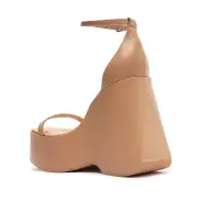 Mazda Nappa Leather Sandal(5,New Peach)
