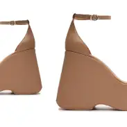 Mazda Nappa Leather Sandal(5,New Peach)