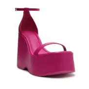 Mazda Nappa Leather Sandal(5,Very Pink)