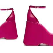 Mazda Nappa Leather Sandal(5,Very Pink)