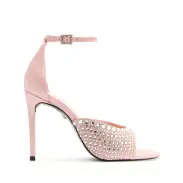 Louise Satin Sandal(5,Misty Rose)