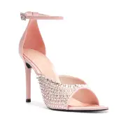 Louise Satin Sandal(5,Misty Rose)