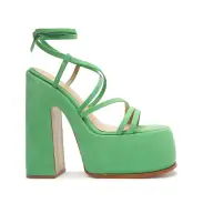 Lynda Nubuck Sandal(5,Gianni Green)