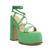 Lynda Nubuck Sandal(5,Gianni Green)