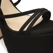 Lynda Nubuck Sandal(5,Black)