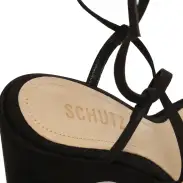 Lynda Nubuck Sandal(5,Black)