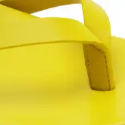 Rania Sporty Leather Sandal(5,Yellow)